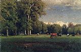 Landscape with Cattle by George Inness